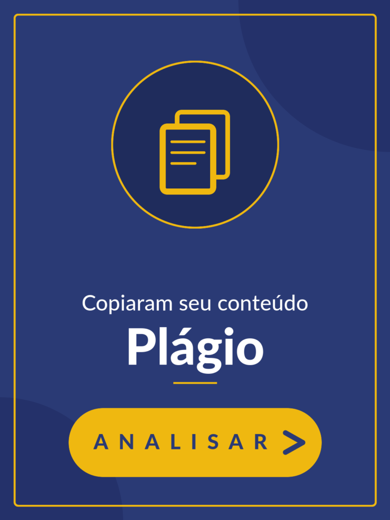 Copiaram seu conteúdo (Plágio) - Analisar